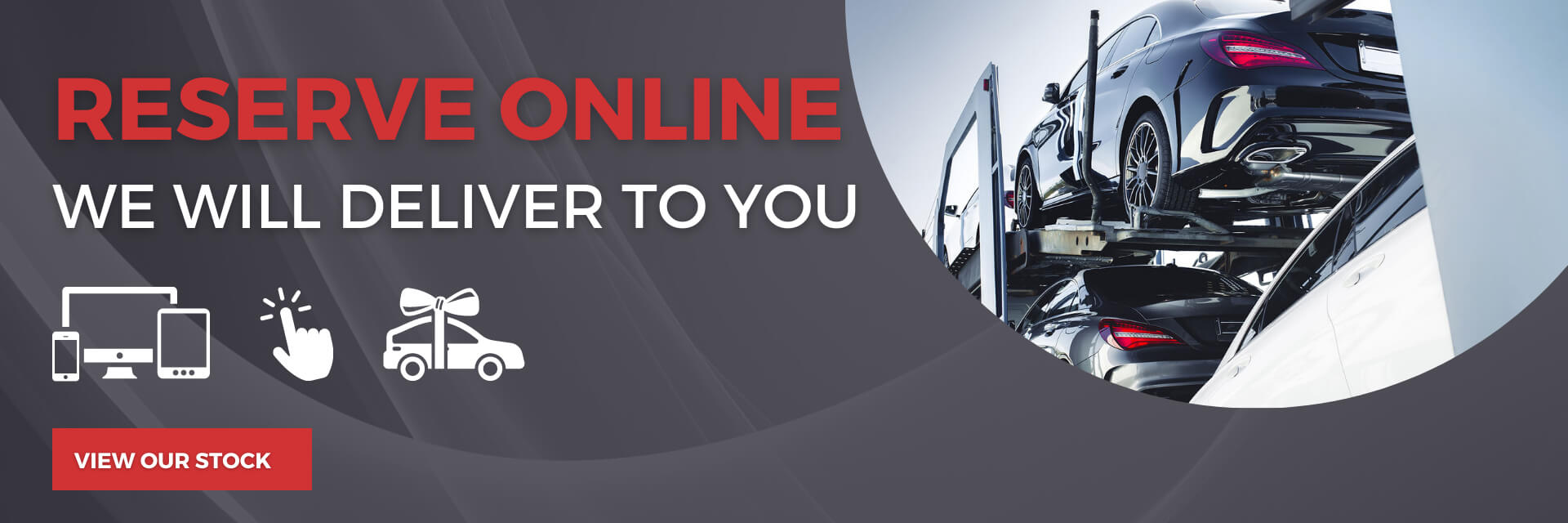 Reserve online - We will deliver to you